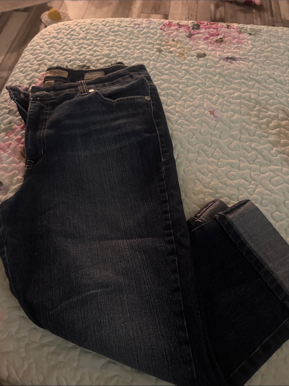 Nine West Dark Wash Blue Women's Jeans